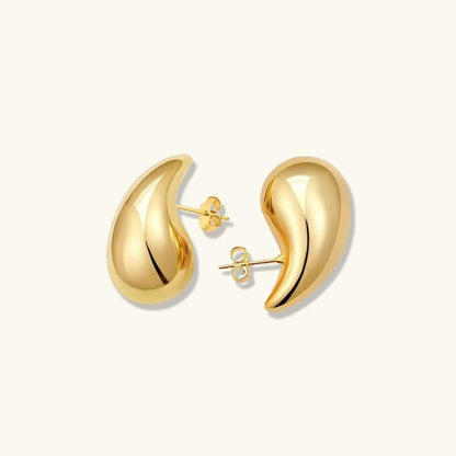 [AuraEcho]Sandra Teardrop Gold Earrings