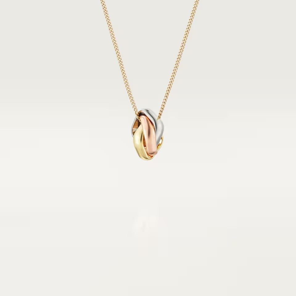 [AuraEcho]TRINITY CUSHION NECKLACE COLLECTION
