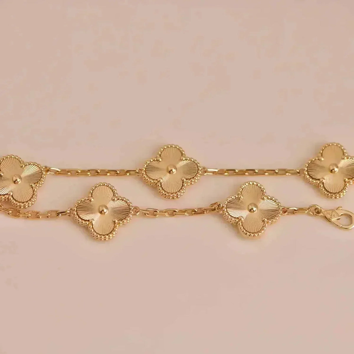 [AuraEcho] CLOVER 5 MOTIF LASER BRACELET COLLECTION