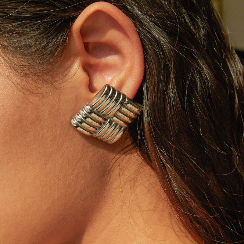 [AuraEcho]Cindy Gold Earrings