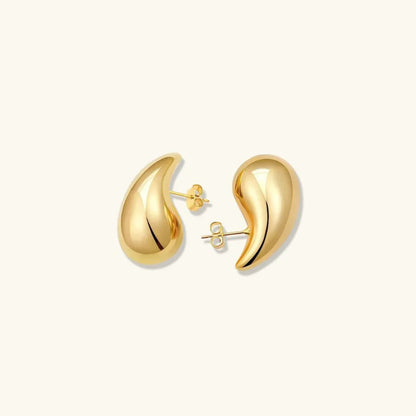[AuraEcho]Sandra Teardrop Gold Earrings