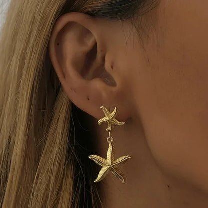[AuraEcho]Moana Gold Earrings