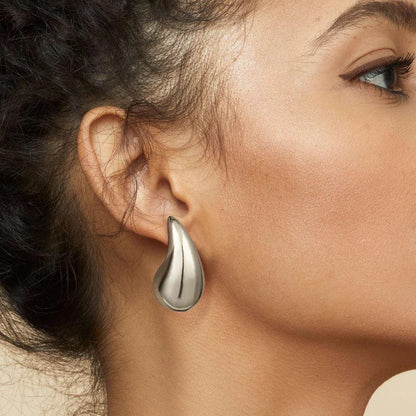 [AuraEcho]Sandra Teardrop Gold Earrings