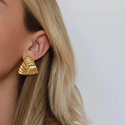 [AuraEcho]Brigitte Gold Earrings