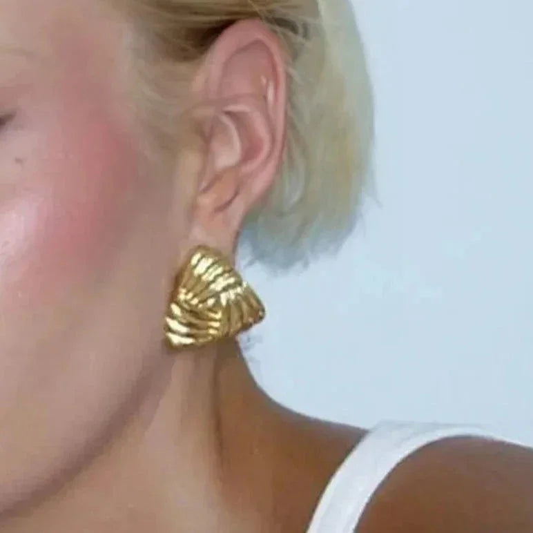 [AuraEcho]Brigitte Gold Earrings