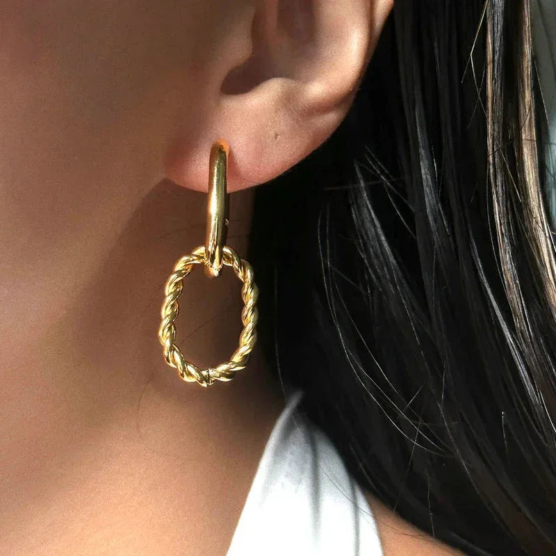 [AuraEcho]Skadi Gold Earrings