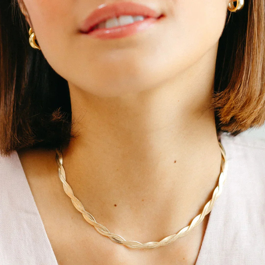 [AuraEcho]Lysa Twisted Chain Necklace
